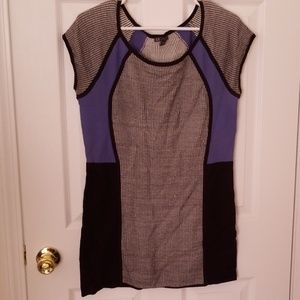Armani Exchange Tunic Mini Sweater Dress